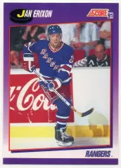 Карточка Jan Erixon/Ян Эриксон (New York Rangers / Нью-Йорк Рейнджерс) НХЛ/NHL