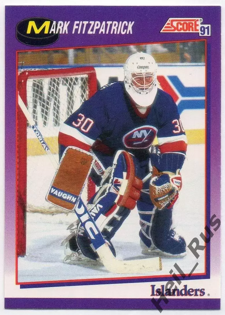 Хоккей. Карточка Марк Фитцпатрик (New York Islanders/Нью-Йорк Айлендерс) НХЛ/NHL