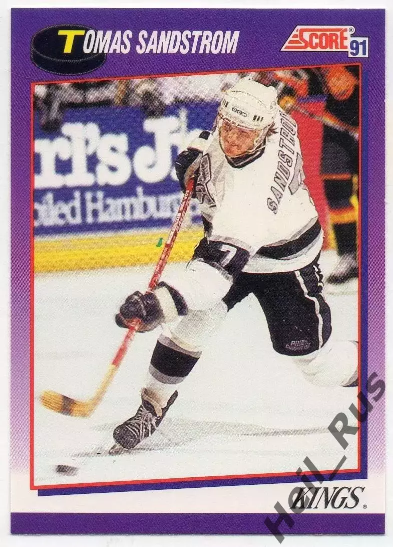 Хоккей Карточка Tomas Sandstrom/Томас Сандстрем Kings/Лос-Анджелес Кингз НХЛ/NHL