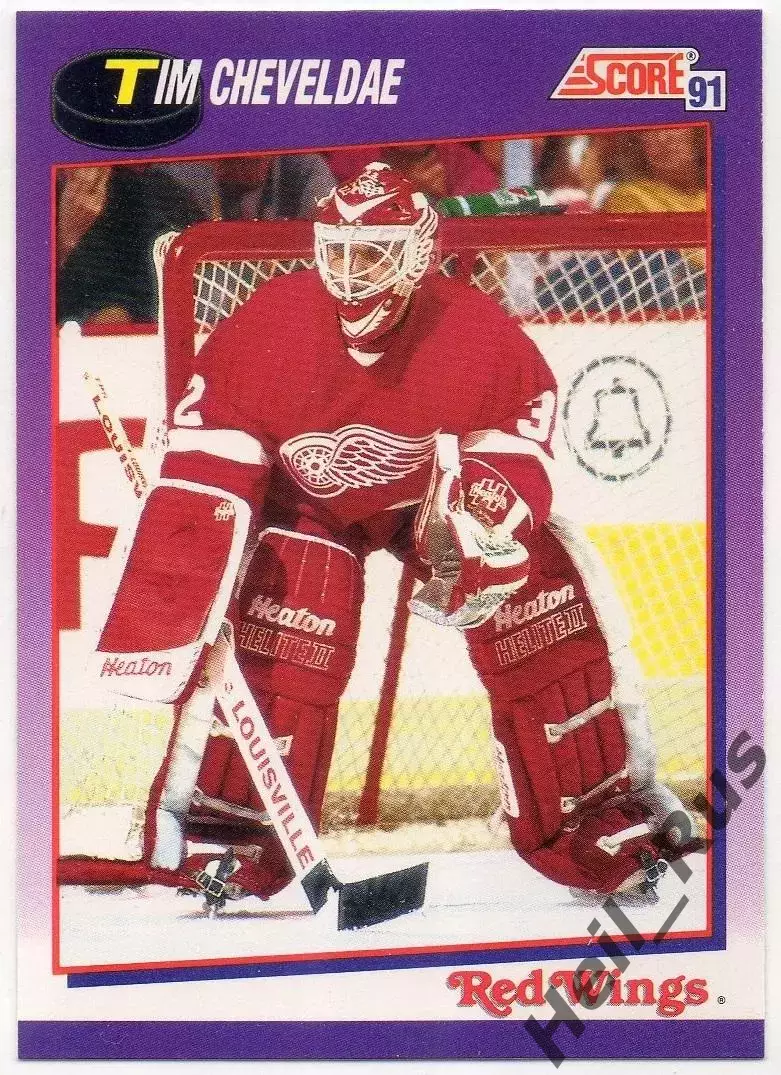 Карточка Tim Cheveldae/Тим Шевалдэ (Detroit Red Wings/Детройт Ред Уингз) NHL/НХЛ