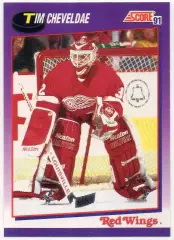 Карточка Tim Cheveldae/Тим Шевалдэ (Detroit Red Wings/Детройт Ред Уингз) NHL/НХЛ