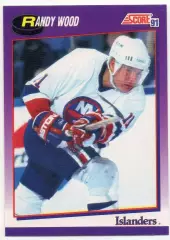 Карточка Randy Wood/Рэнди Вуд (New York Islanders/Нью-Йорк Айлендерс) НХЛ / NHL