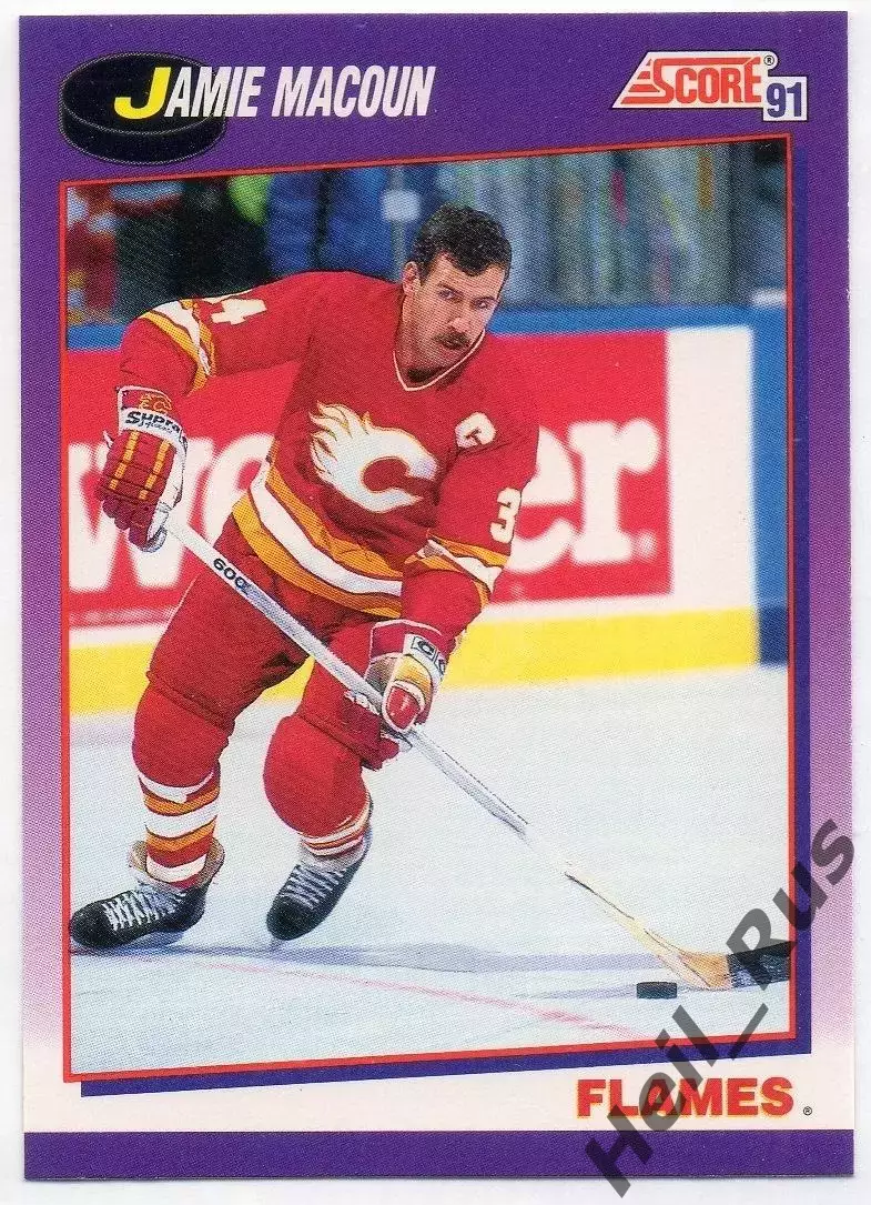 Хоккей Карточка Jamie Macoun/Джейми Макоун Calgary Flames/Калгари Флэймз NHL/НХЛ
