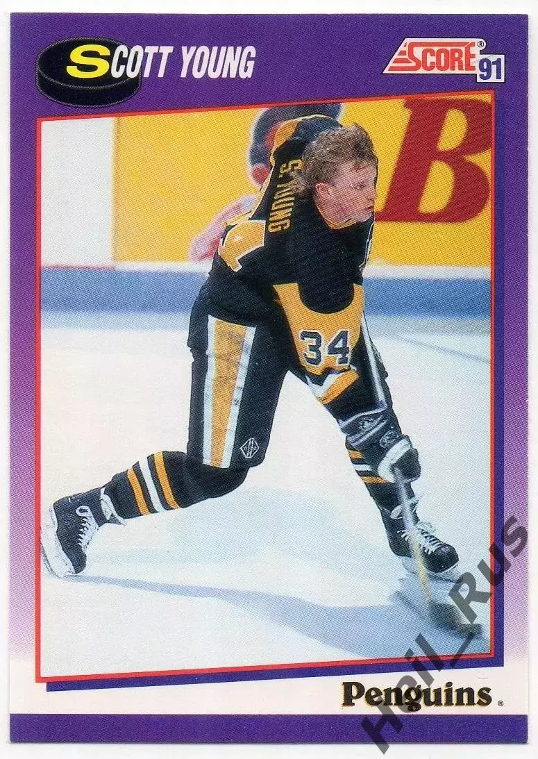 Карточка Scott Young/Скотт Янг (Pittsburgh Penguins/Питтсбург Пингвинз) НХЛ/NHL
