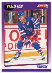 Карточка Kelly Kisio/Келли Кисио (New York Rangers/Нью-Йорк Рейнджерс) НХЛ / NHL