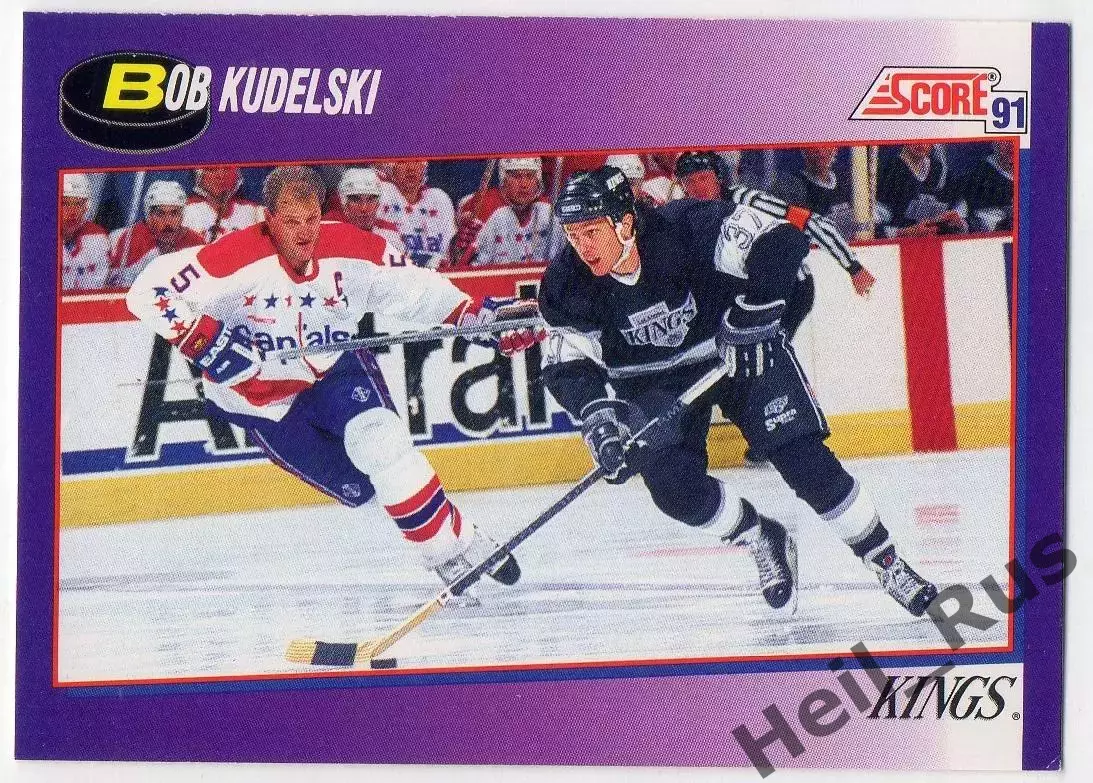 Карточка Bob Kudelski/Боб Кудельски Los Angeles Kings/Лос-Анджелес Кингз NHL/НХЛ