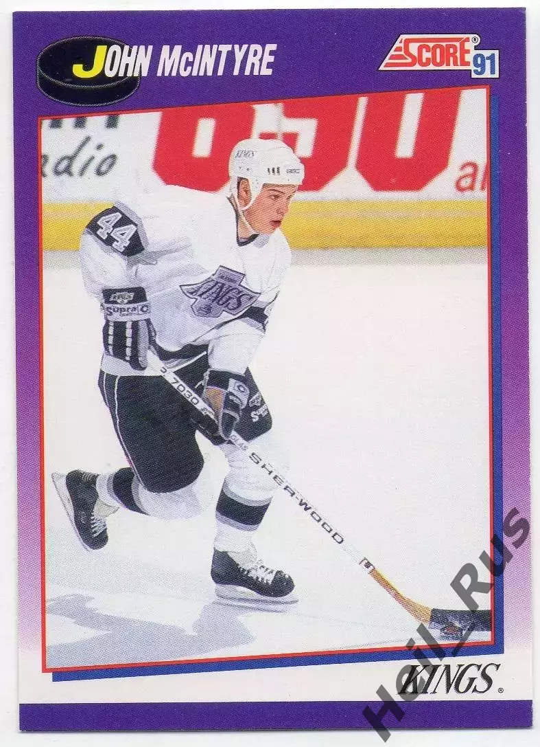 Хоккей. Карточка Джон Макинтайр (Los Angeles Kings/Лос-Анджелес Кингз) НХЛ/NHL