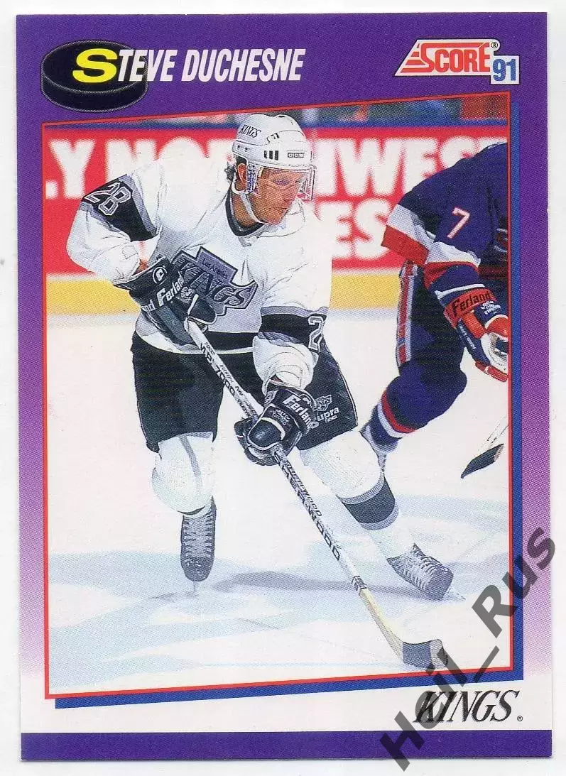 Карточка Steve Duchesne/Стив Дюшен Los Angeles Kings/Лос-Анджелес Кингз; НХЛ/NHL