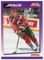 Карточка John MacLean/Джон Маклин New Jersey Devils/Нью-Джерси Девилз НХЛ / NHL