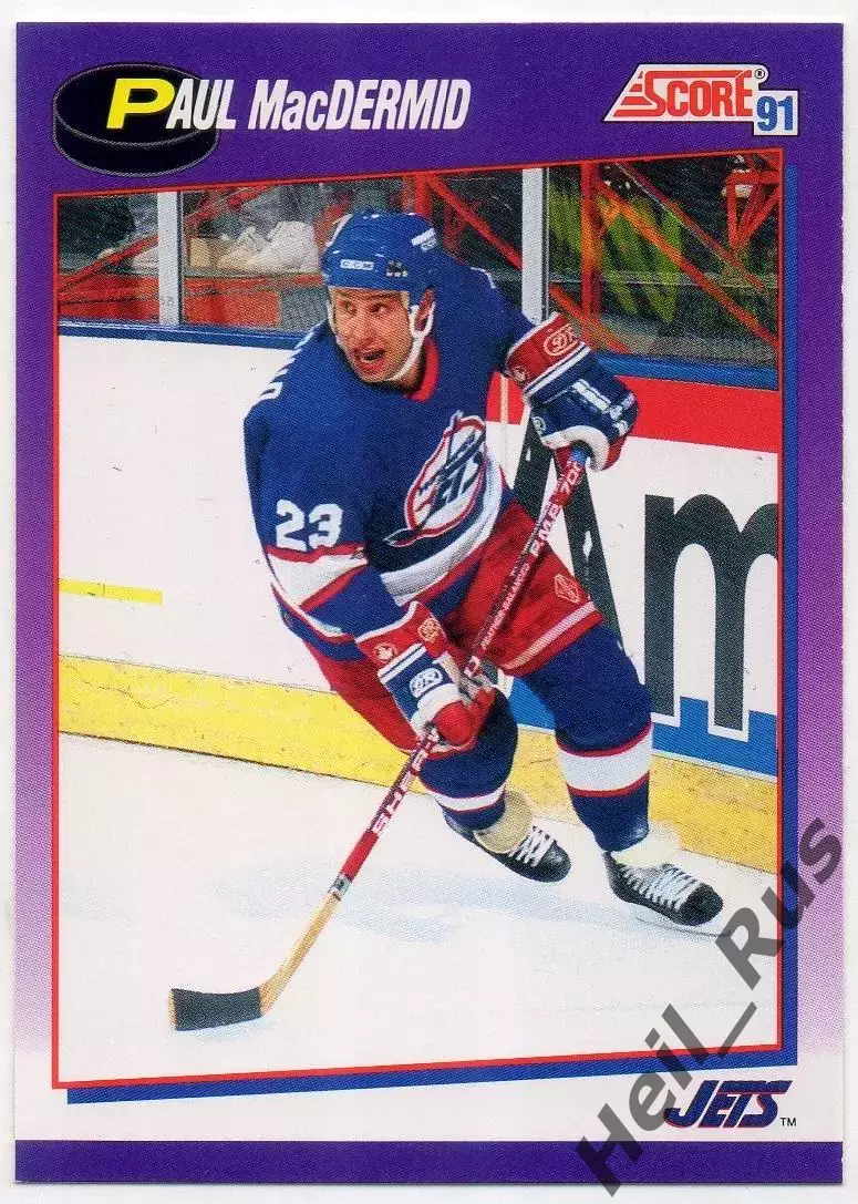 Карточка Paul MacDermid/Пол Макдермид (Winnipeg Jets / Виннипег Джетс) НХЛ/NHL