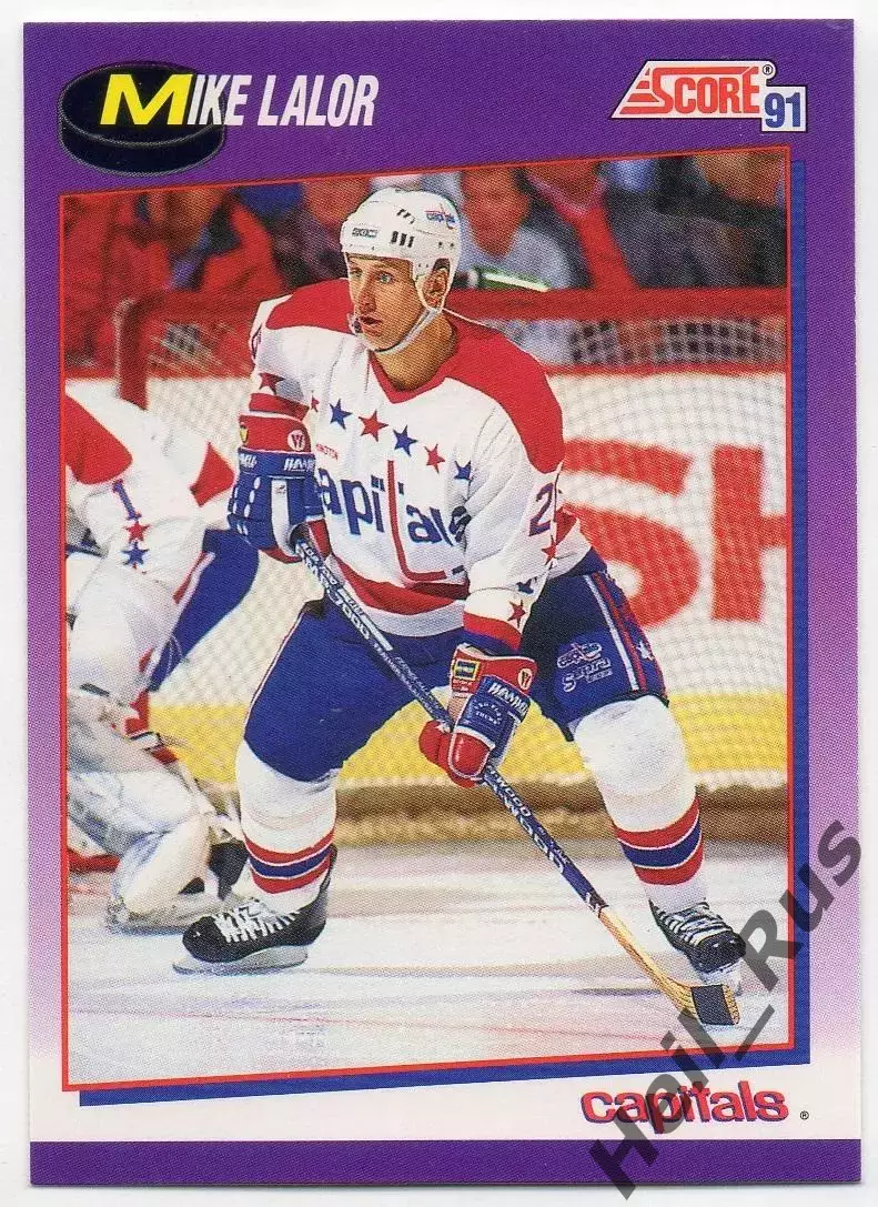 Карточка Mike Lalor/Майк Лэлор (Washington Capitals/Вашингтон Кэпиталз) НХЛ/NHL