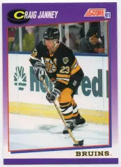 Хоккей. Карточка Craig Janney/Крэйг Дженни (Boston Bruins/Бостон Брюинз) НХЛ NHL