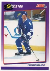 Хоккей Карточка Steven Finn/Стивен Финн Quebec Nordiques/Квебек Нордикс НХЛ/NHL