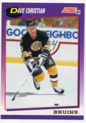 Хоккей Карточка Dave Christian/Дэйв Кристиан Boston Bruins/Бостон Брюинз НХЛ NHL