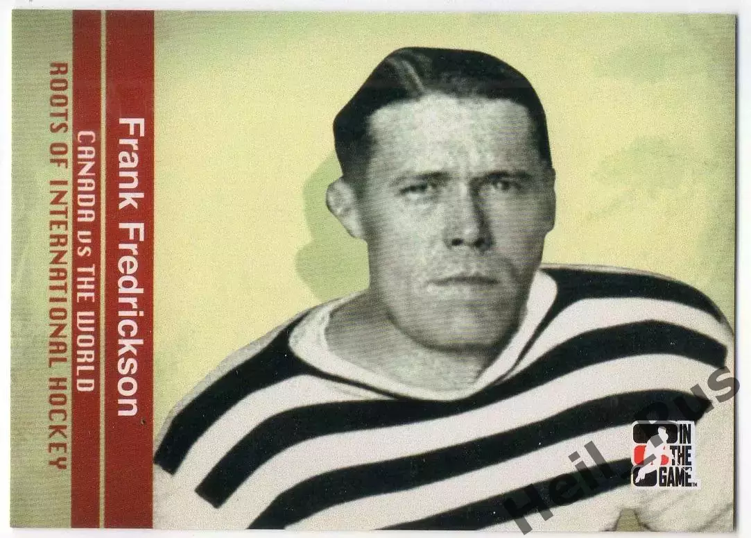 Хоккей Карточка Frank Fredrickson/Фрэнк Фредриксон Канада/Детройт/Бостон НХЛ/NHL
