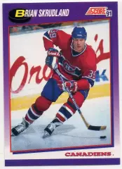 Карточка Brian Skrudland/Брайан Скрудланд (Montreal Canadiens/Монреаль) NHL, НХЛ