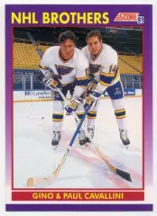 Хоккей. Карточка Джино/Пол Каваллини (St. Louis Blues/Сент-Луис Блюз) НХЛ/NHL