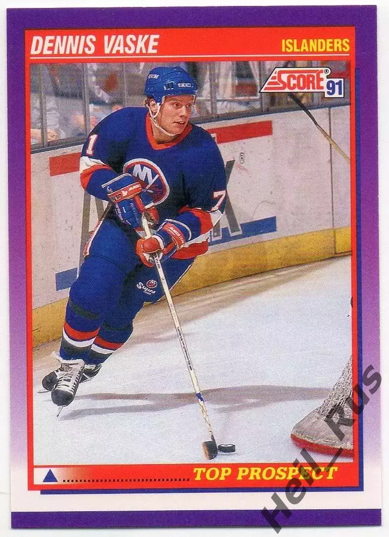 Карточка Dennis Vaske/Деннис Васке New York Islanders/Нью-Йорк Айлендерс NHL/НХЛ