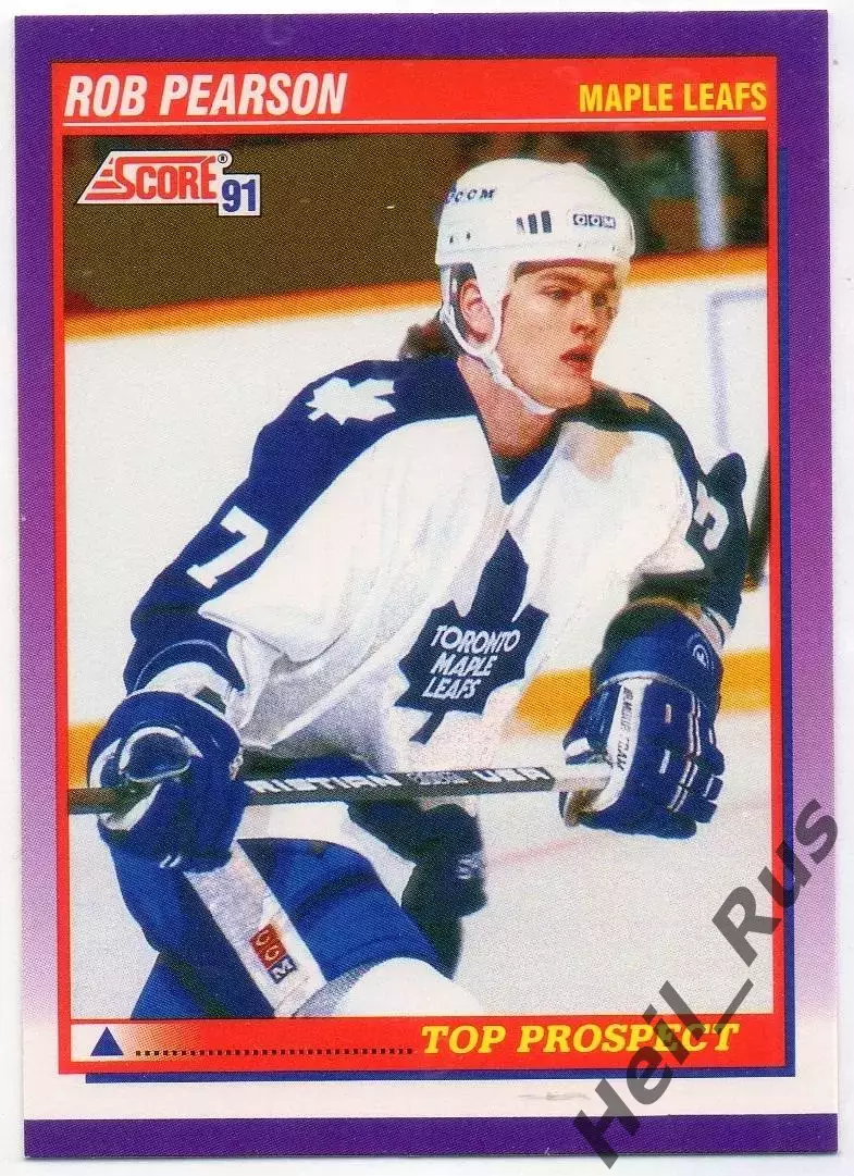 Карточка Rob Pearson/Роб Пирсон (Toronto Maple Leafs/Торонто Мейпл Лифс) НХЛ/NHL