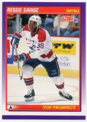 Хоккей. Карточка Reggie Savage/Реджи Сэвидж Capitals/Вашингтон Кэпиталз НХЛ/NHL