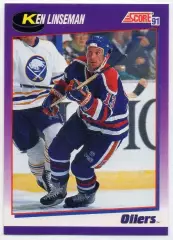 Хоккей Карточка Ken Linseman/Кен Линзмэн Edmonton Oilers/Эдмонтон Ойлерз NHL/НХЛ