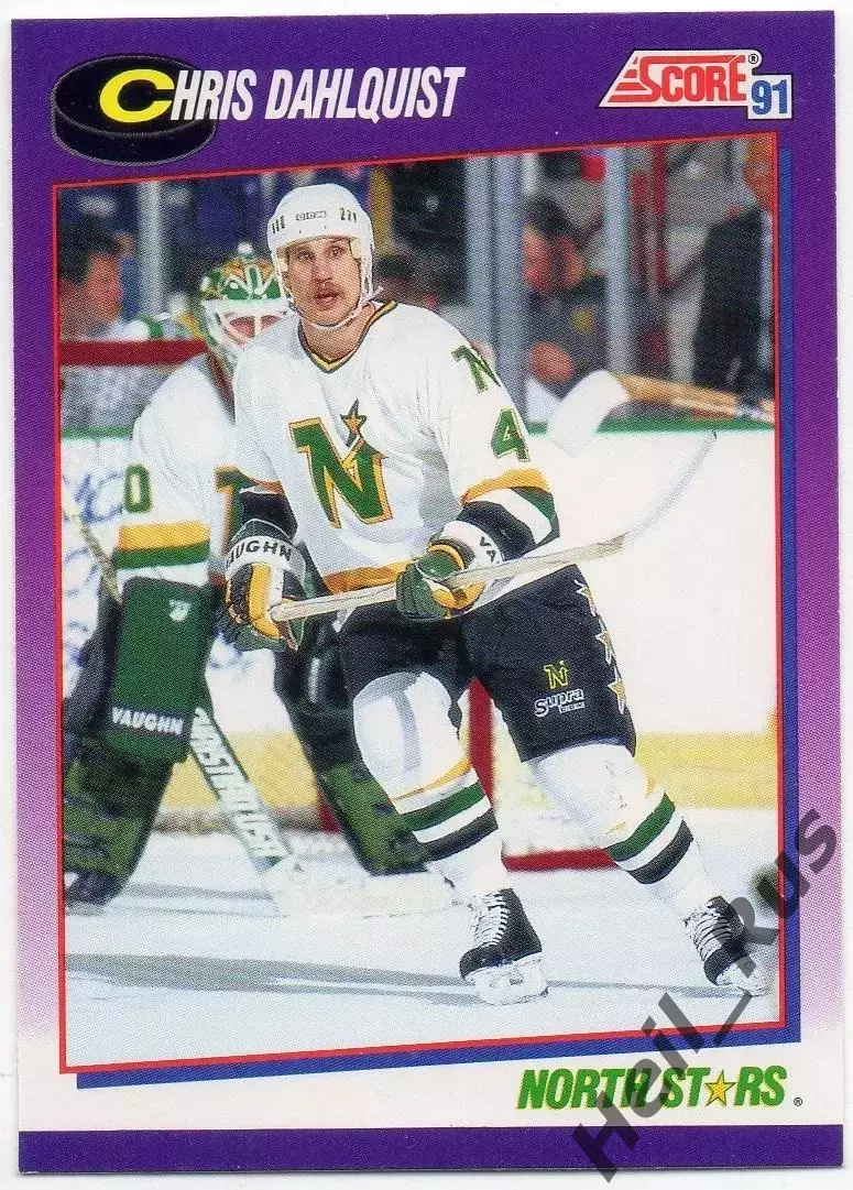 Карточка Chris Dahlquist/Крис Дальквист Minnesota North Stars/Миннесота НХЛ/NHL