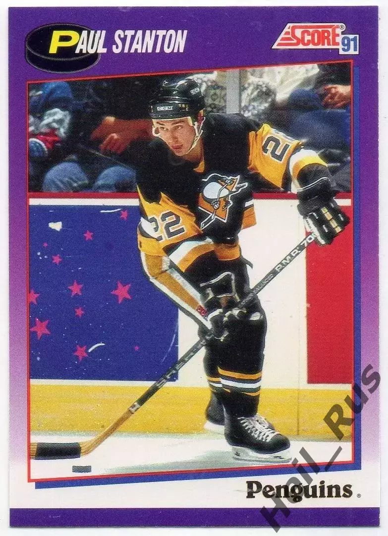 Карточка Paul Stanton/Пол Стэнтон Pittsburgh Penguins/Питтсбург Пингвинз NHL/НХЛ