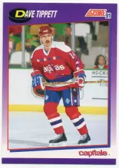 Хоккей. Карточка Dave Tippett/Дэйв Типпетт (Capitals/Вашингтон Кэпиталз) НХЛ/NHL