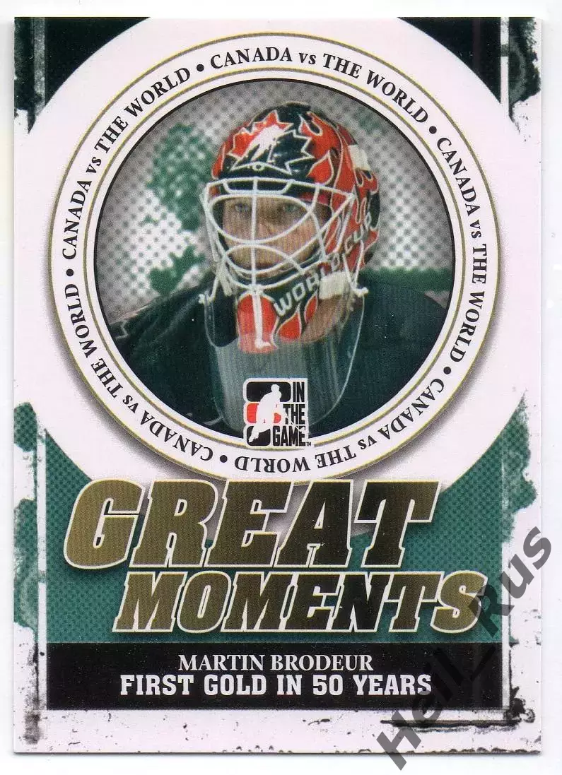 Хоккей. Карточка Martin Brodeur/Мартин Бродер (Канада/Нью-Джерси Девилз) НХЛ/NHL