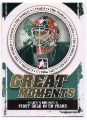 Хоккей. Карточка Martin Brodeur/Мартин Бродер (Канада/Нью-Джерси Девилз) НХЛ/NHL