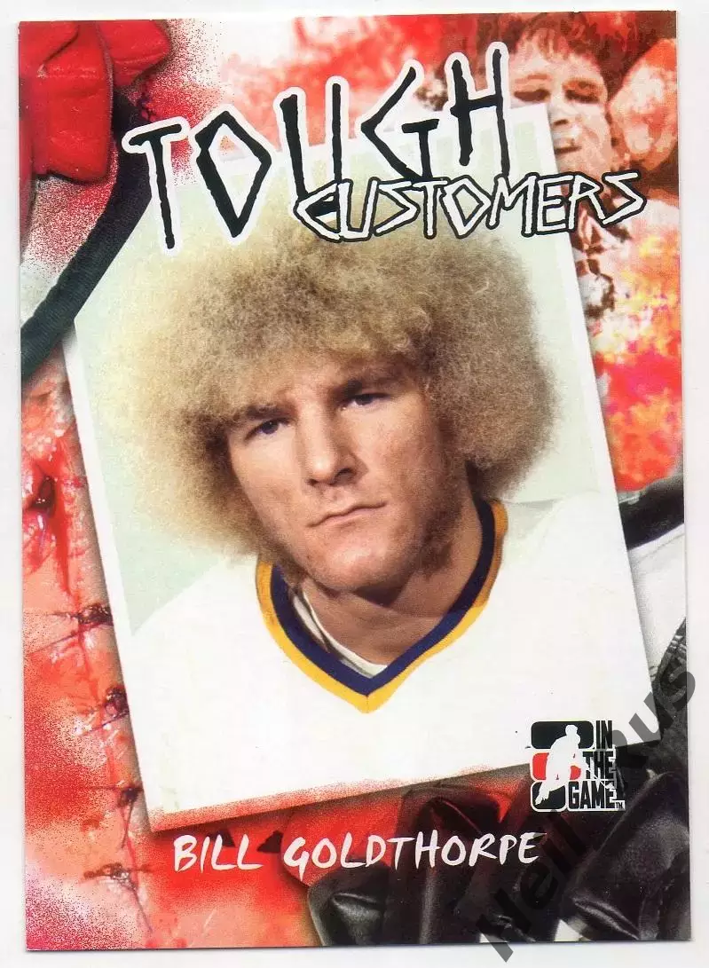 Карточка Bill Goldthorpe/Билл Голдторп Миннесота Файтинг Сэйнтс ВХА/WHA, НХЛ/NHL