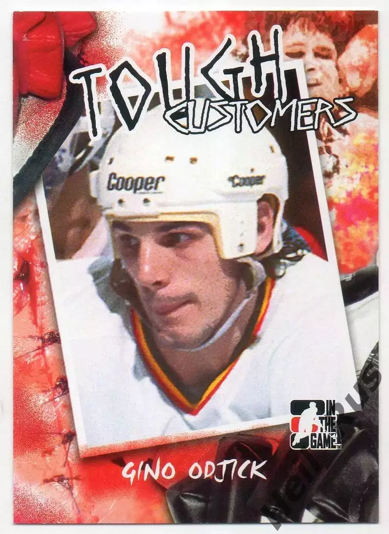 Карточка Gino Odjick / Джино Оджик (Vancouver Canucks/Ванкувер Кэнакс) НХЛ/NHL
