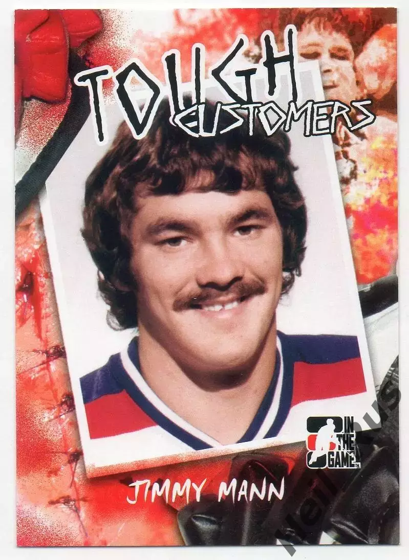 Хоккей. Карточка Jimmy Mann/Джимми Мэнн (Winnipeg Jets/Виннипег Джетс) НХЛ/NHL