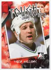 Хоккей. Карточка Tiger Williams/Тайгер Уильямс Hartford Whalers/Хартфорд НХЛ/NHL
