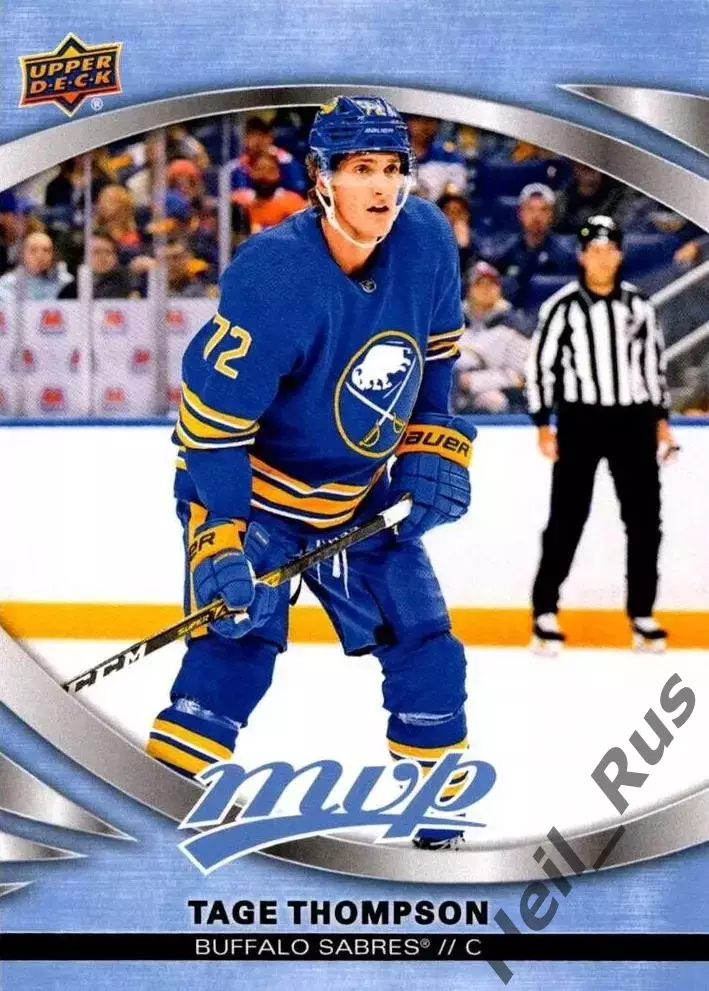 Карточка Tage Thompson/Тейдж Томпсон (Buffalo Sabres / Баффало Сейбрз) НХЛ / NHL