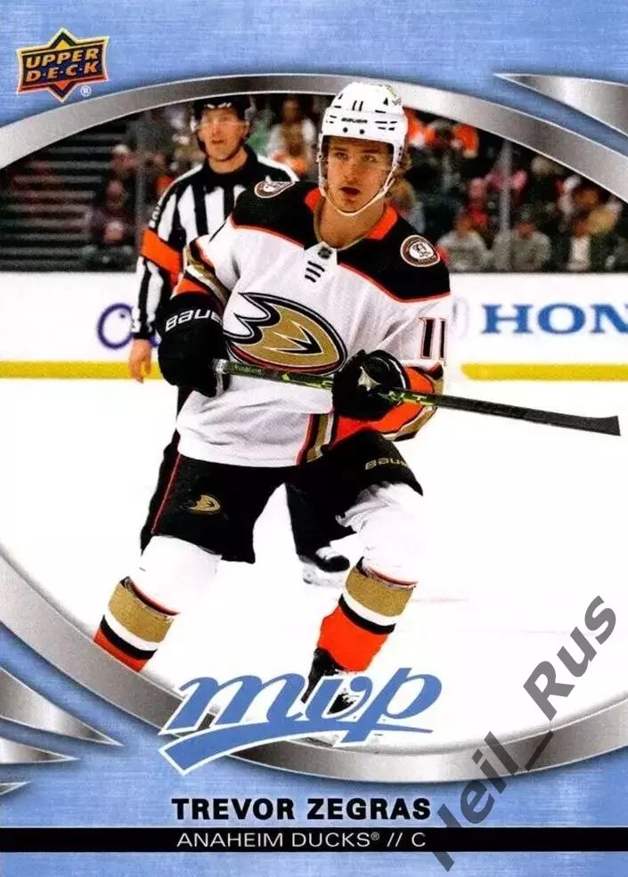 Хоккей Карточка Trevor Zegras/Тревор Зеграс (Anaheim Ducks/Анахайм Дакс) НХЛ-NHL