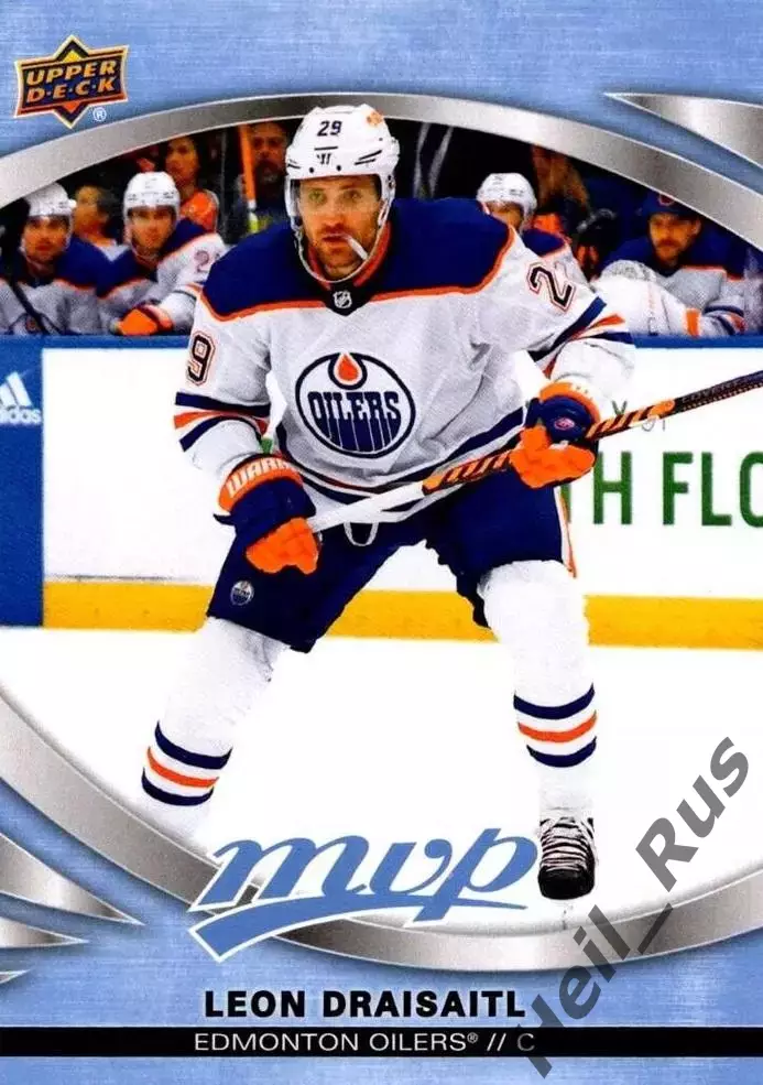 Карточка Leon Draisaitl/Леон Драйзайтль Edmonton Oilers/Эдмонтон Ойлерз НХЛ NHL