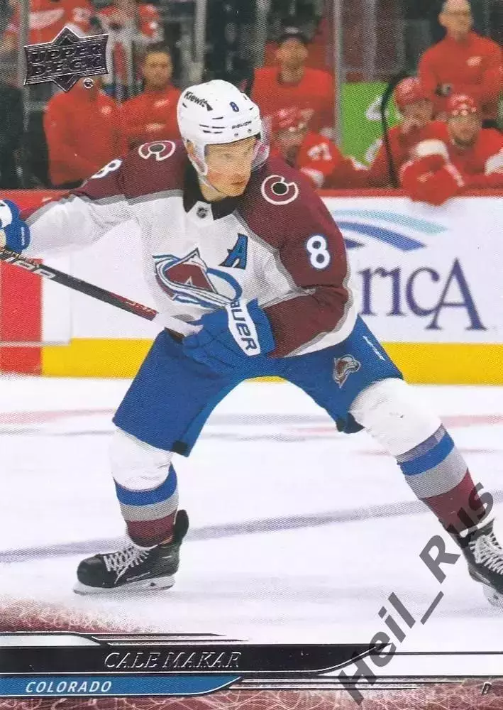Карточка Cale Makar / Кейл Макар (Colorado Avalanche / Колорадо Эвеланш) НХЛ/NHL