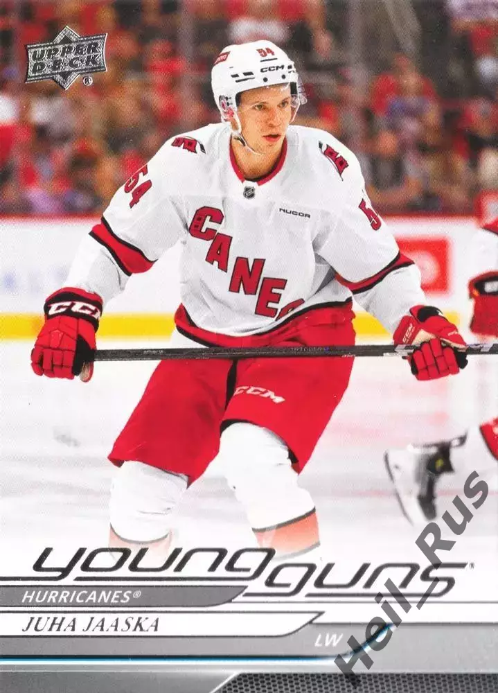 Карточка Juha Jaaska/Юха Яаскя (Carolina Hurricanes/Каролина Харрикейнз) НХЛ/NHL