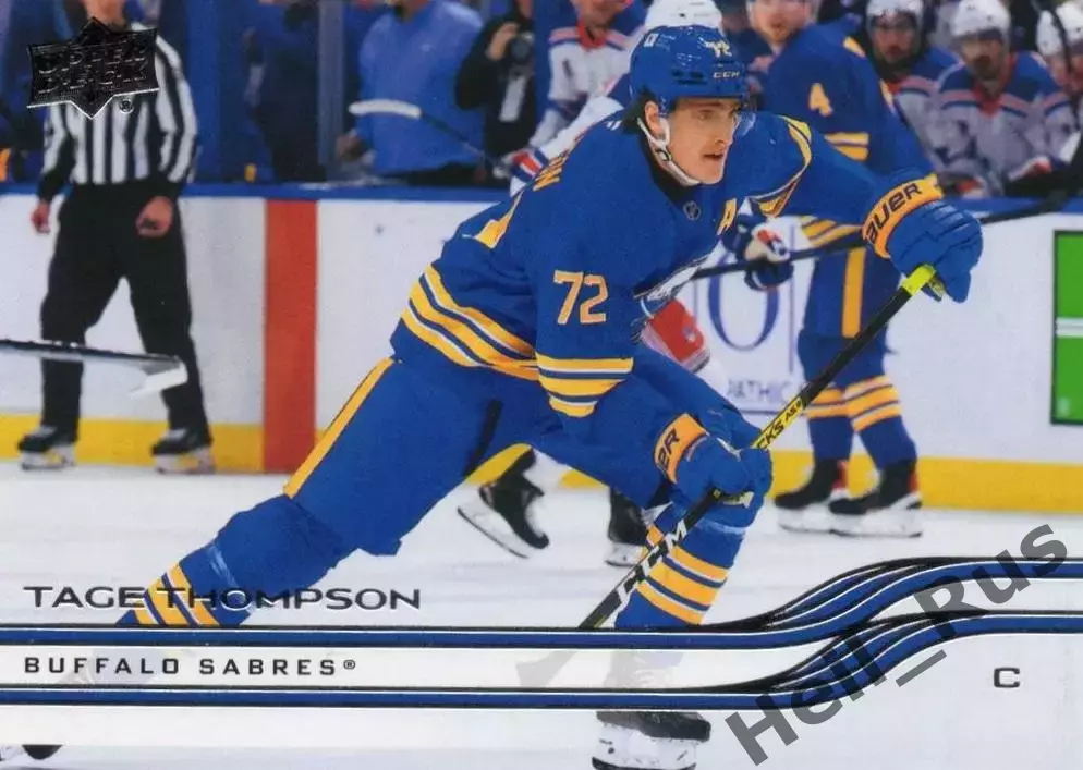 Карточка Tage Thompson/Тейдж Томпсон (Buffalo Sabres / Баффало Сейбрз) НХЛ, NHL
