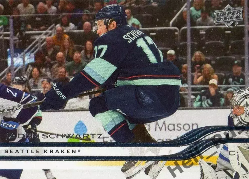 Хоккей Карточка Jaden Schwartz/Джейден Шварц Seattle Kraken/Сиэтл Кракен NHL НХЛ
