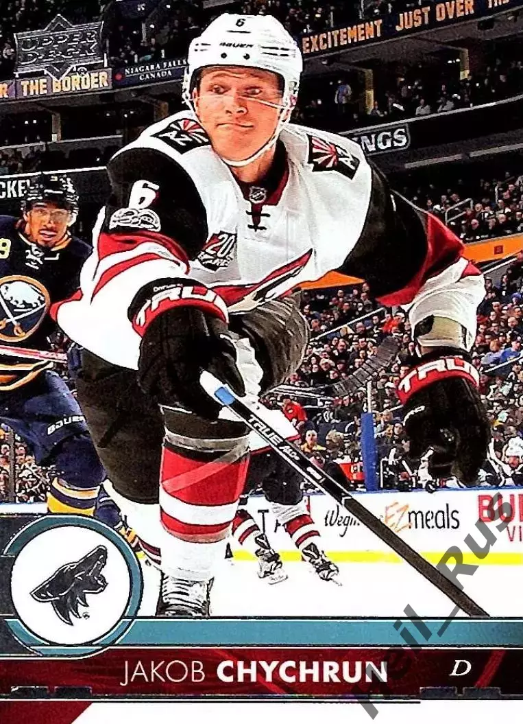 Карточка Jakob Chychrun/Джейкоб Чикран (Arizona Coyotes/Аризона Койотис) НХЛ NHL
