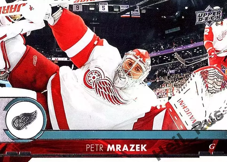 Карточка Petr Mrazek / Петр Мразек (Detroit Red Wings/Детройт Ред Уингз) НХЛ/NHL
