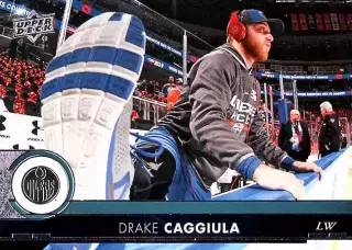 Карточка Drake Caggiula/Дрейк Каджула (Edmonton Oilers/Эдмонтон Ойлерз) НХЛ/NHL