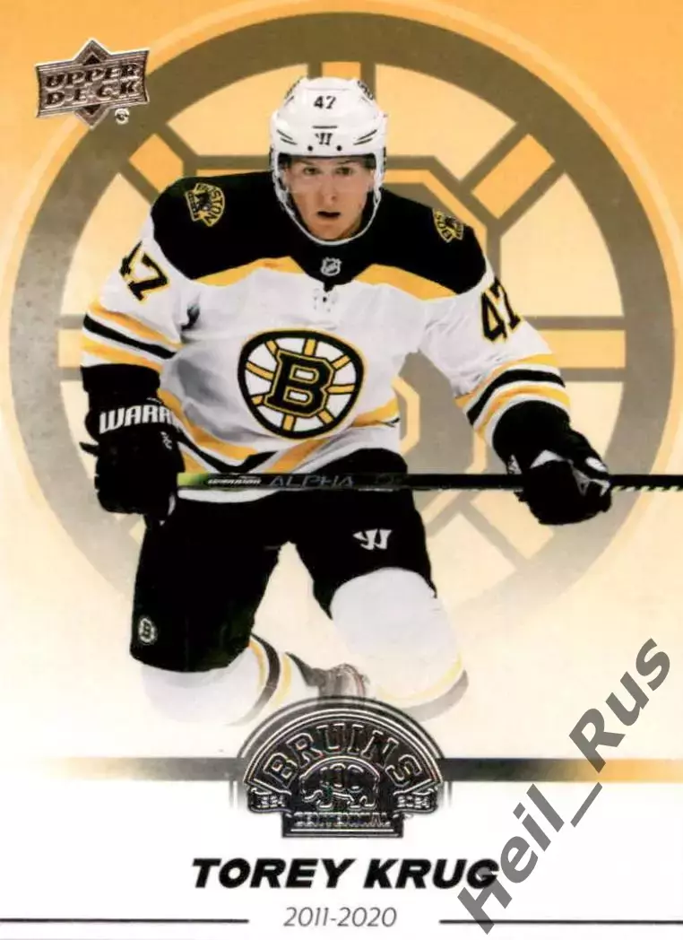 Хоккей Карточка Torey Krug/Тори Круг Boston Bruins/Бостон Брюинз НХЛ/NHL 2023/24