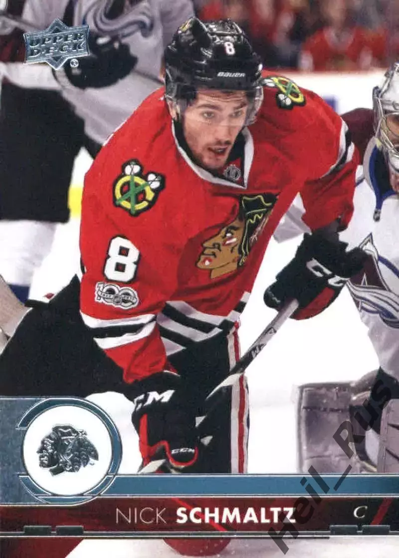 Карточка Nick Schmaltz/Ник Шмальц (Chicago Blackhawks/Чикаго Блэкхокс) НХЛ/NHL