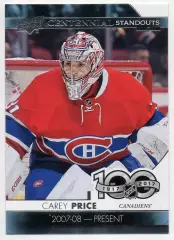 Карточка Carey Price/Кэри Прайс Montreal Canadiens/Монреаль Канадиенс НХЛ/NHL