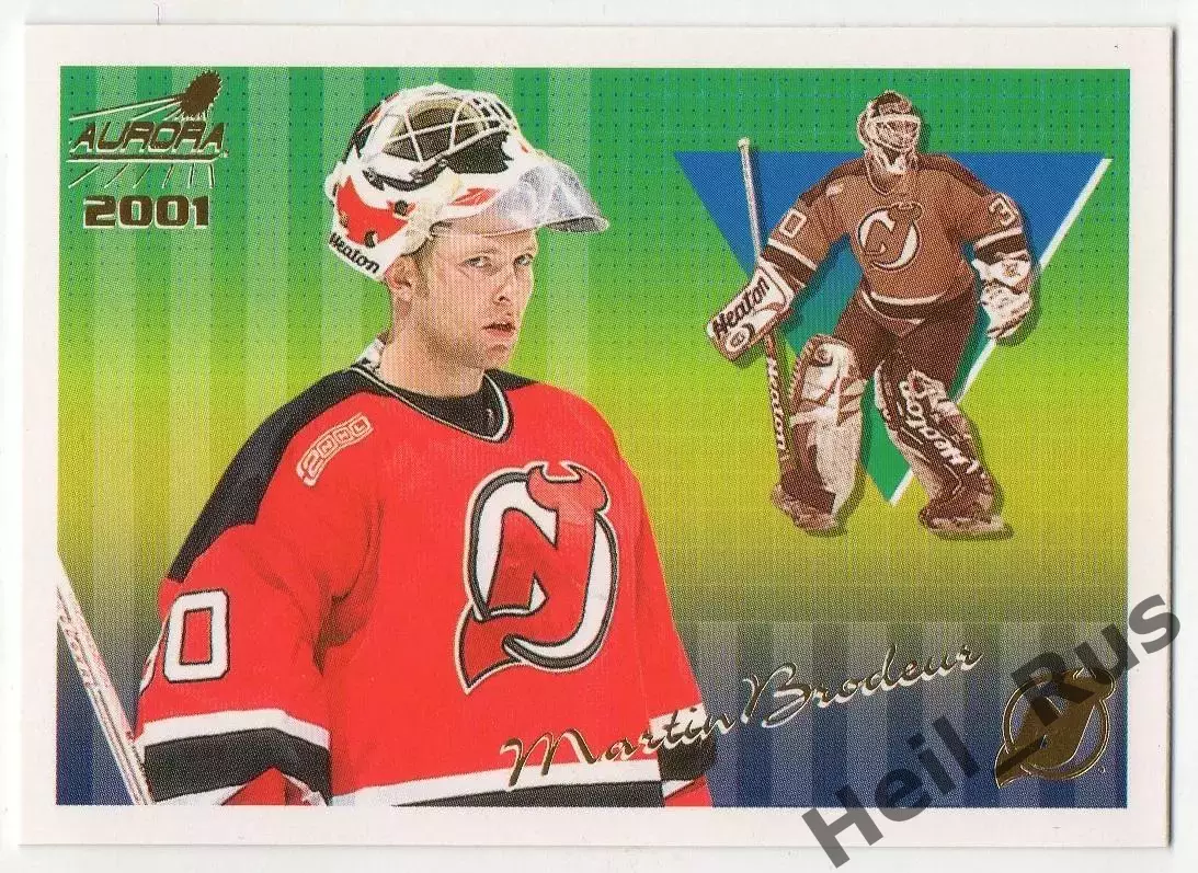 Карточка Martin Brodeur/Мартин Бродер (New Jersey Devils/Нью-Джерси) НХЛ / NHL