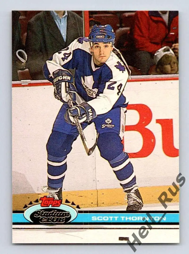 Хоккей Карточка Scott Thornton/Скотт Торнтон Toronto Maple Leafs/Торонто НХЛ/NHL