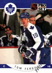 Хоккей. Карточка Tom Fergus / Том Фергус (Toronto Maple Leafs / Торонто) НХЛ/NHL
